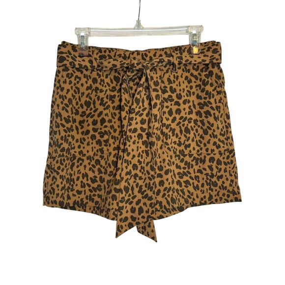 A new day animal print belted shorts size Medium - Picture 5 of 12